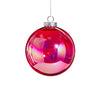 Adorno Esfera Iridiscente de 6" Berry - Juego de 6