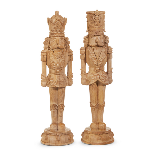 20" Natural Nutcracker Assorted Set of 2