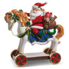 15" Santa On Toy Horse