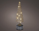 13" Micro LED Amber Rotating Tree Battery Operated