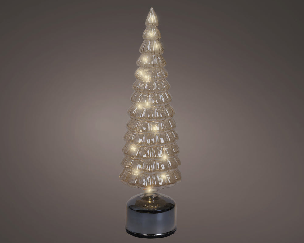 15" Micro LED Amber Rotating Tree Battery Operated