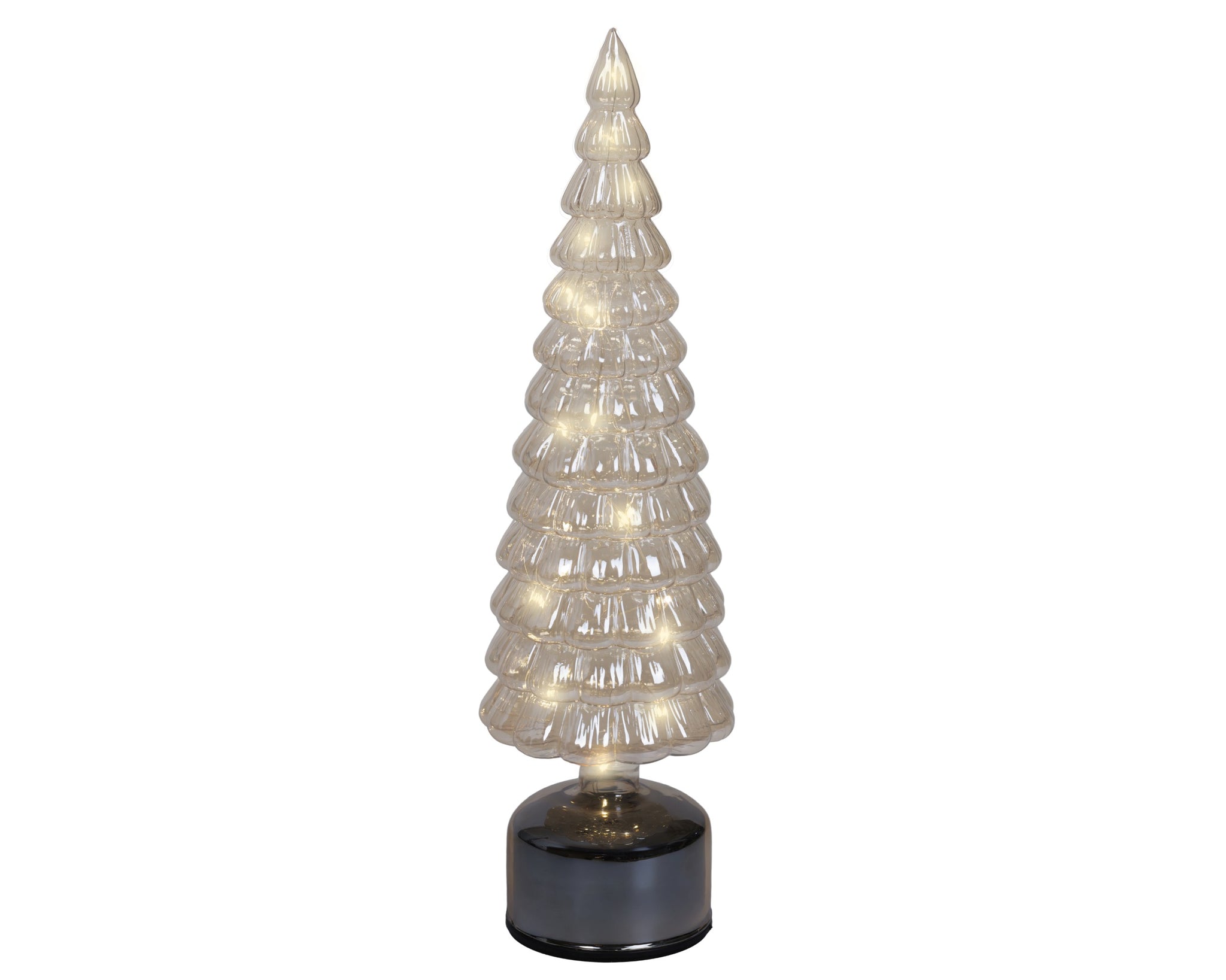 15" Micro LED Amber Rotating Tree Battery Operated