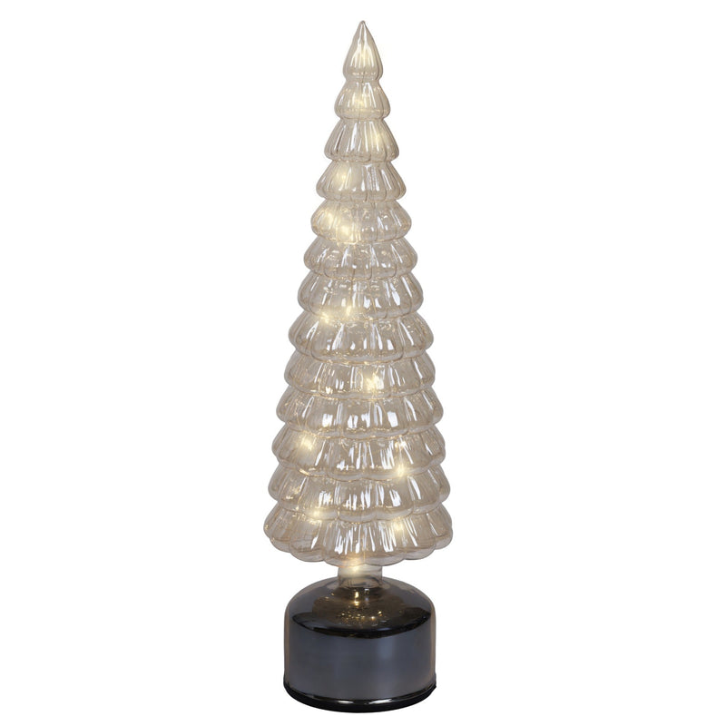 15" Micro LED Amber Rotating Tree Battery Operated