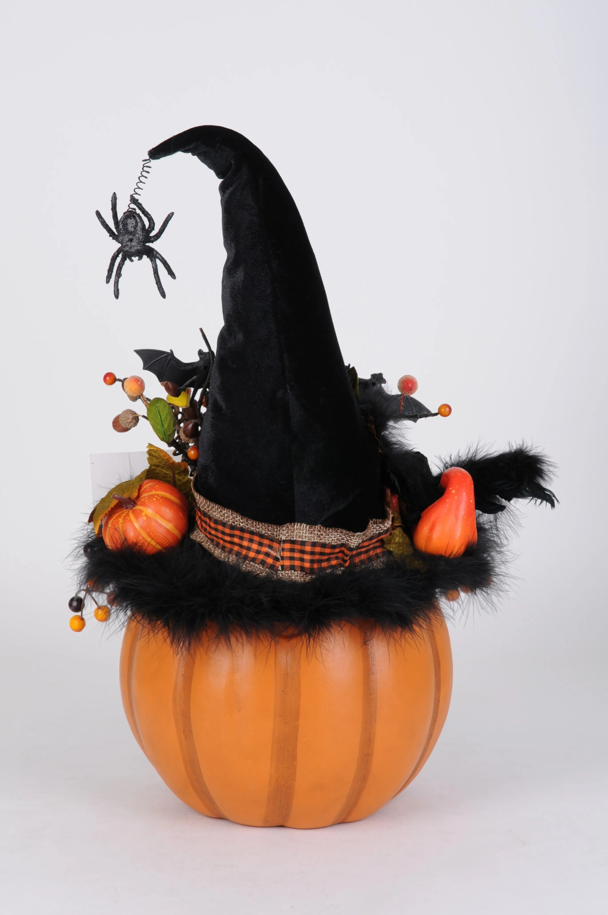 Karen Didion Originals 22" Lighted Pumpkin Jack O Lantern