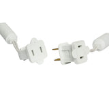 50 LED 5MM Warm White String Lights With White Wire