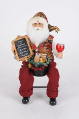 Karen Didion Originals 13" Vintner Santa