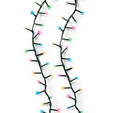 53 FT 750 LED Rainbow Multi Compact Lights With Green Wire