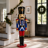 6 FT Blue & Red Nutcracker