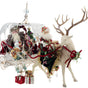 Mark Roberts Fairytale Santa With Deer & Carriage