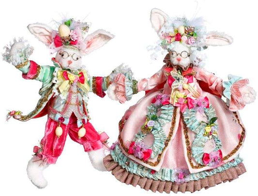 Mark Roberts 12" - 13" Mr. & Mrs. Peter Cottontail Set Of 2