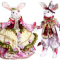 Mark Roberts 21"-24" Medium Mr. & Mrs. Easter Rabbit Set Of 2