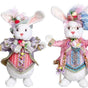 Mark Roberts 14" - 15" Mr. & Mrs. Sweet Fluffy Rabbit Assorted Set Of 2