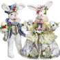 Mark Roberts 12" - 13" Mr. & Mrs. Cottontail Rabbit Set Of 2