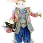 Mark Roberts 33.5" Rabbit With Floral Basket