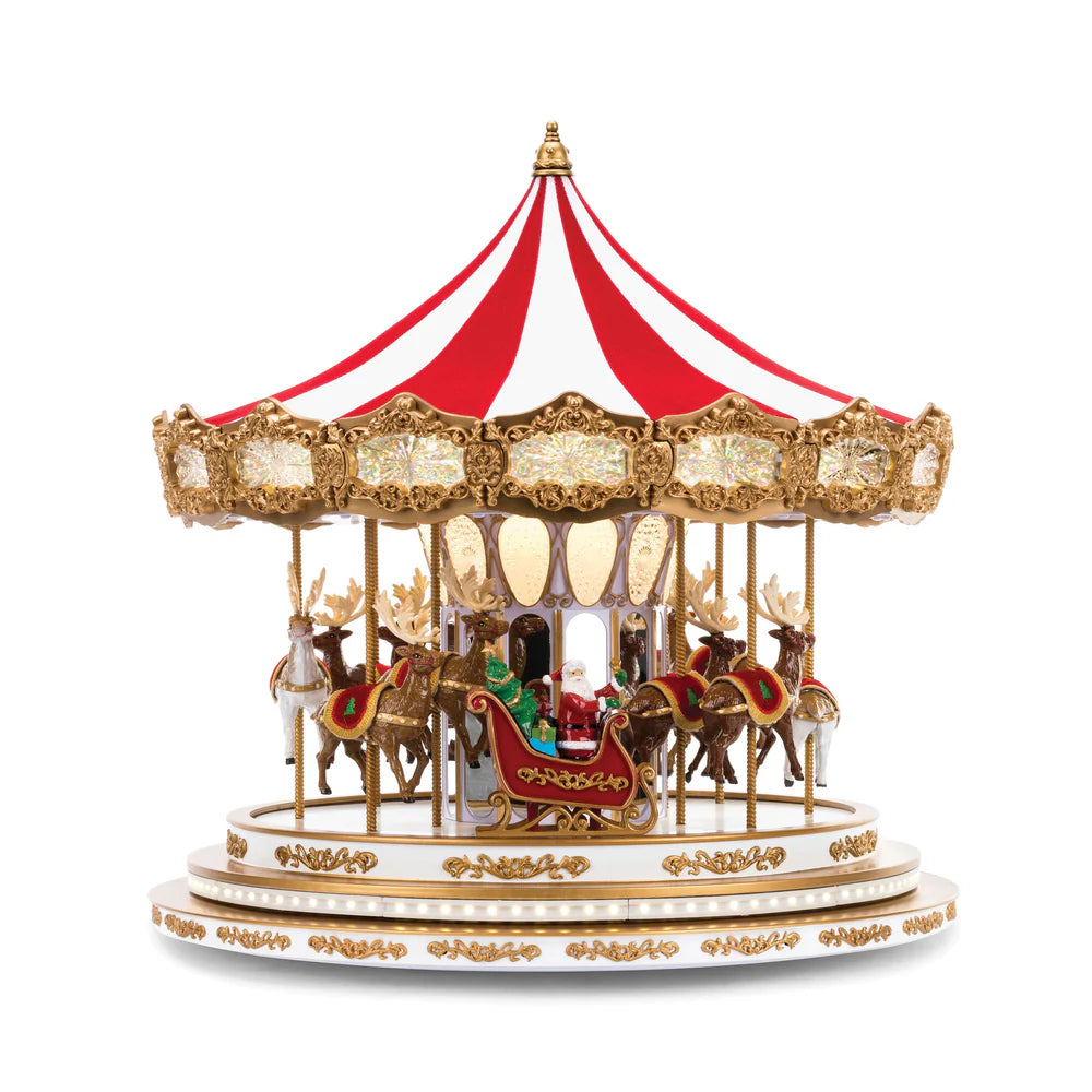 17" Regal Christmas Carousel