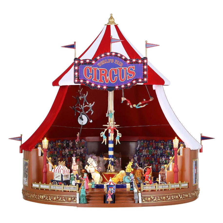 12" Animated World's Fair Big Top Circus