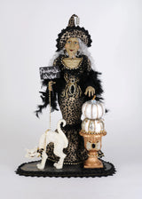 Karen Didion Originals 23" Lighted Fabulously Wicked Leopard Witch