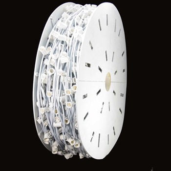 Rollo de alambre blanco C7 de 1000 pies, espaciado de 6"