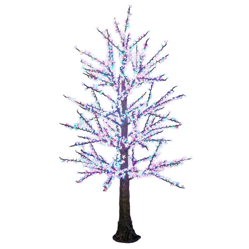 Árbol de cerezo en flor RGBWW dinámico de 10 pies