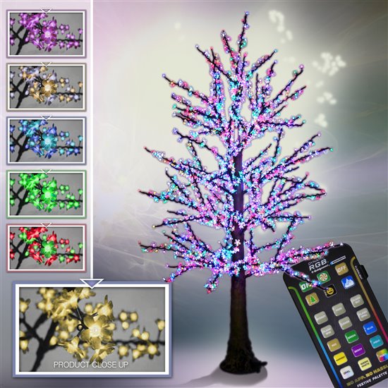 10 FT Dynamic RGBWW Cherry Blossom Tree