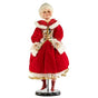 30" Holly Mrs Santa Claus Doll With Stand