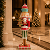 Cascanueces de caramelo LED de 4 FT con hombre de jengibre