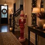 4 FT Red & Pink Nutcracker