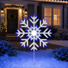 2 FT 504 LED Pure White & Blue Snowflake Twinkling Effect