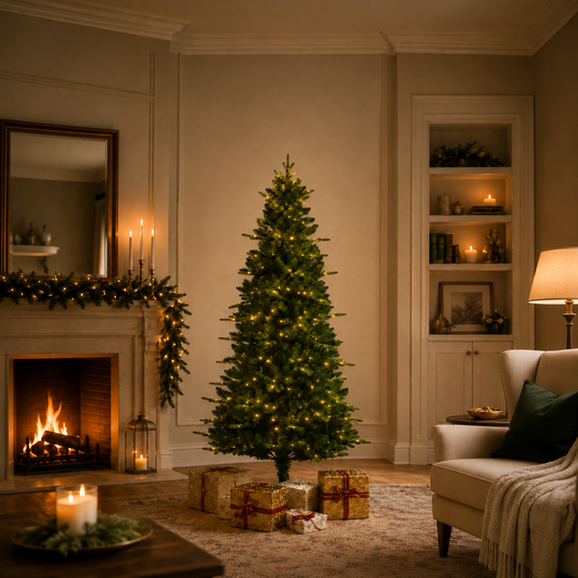 Killington Fir Tree Pre-Lit Warm White & Multi Micro LED Lights
