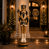 6 FT Blue & Gold Nutcracker