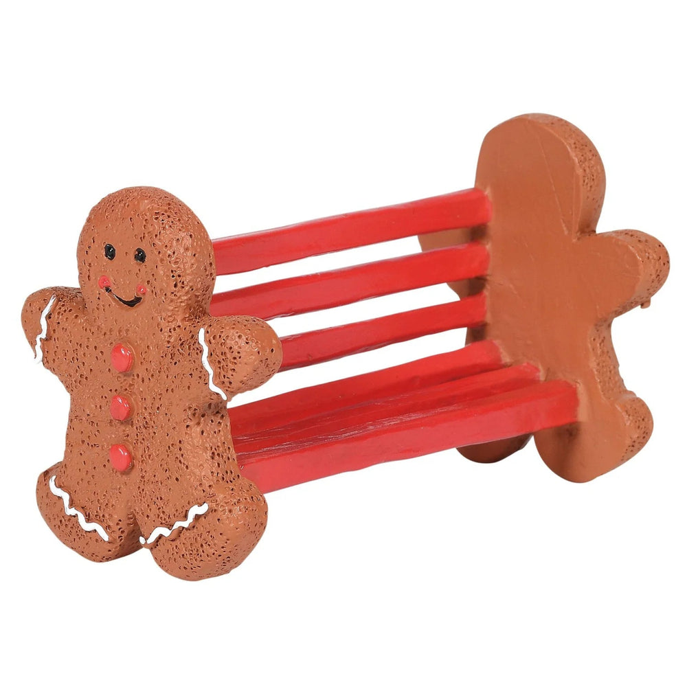 Village Accessory Gingerbread Bench