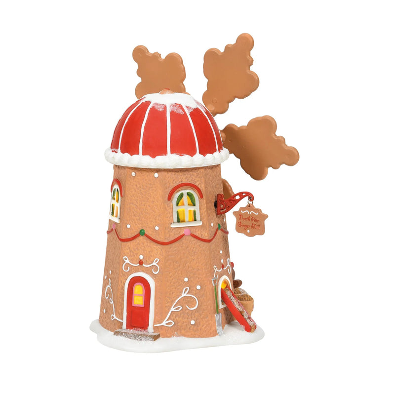 Molino de galletas de jengibre de North Pole Village