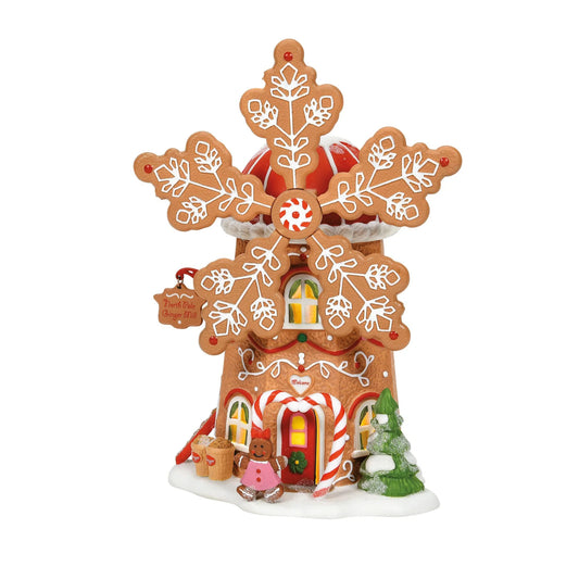 Molino de galletas de jengibre de North Pole Village