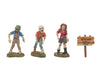 Snow Village Halloween Zombie Crawl Set Of 4