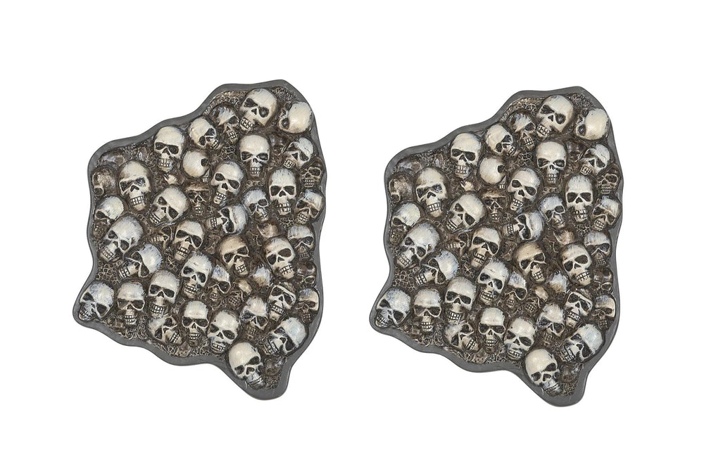 Snow Village Halloween Road Kill, Curved Set Of 2