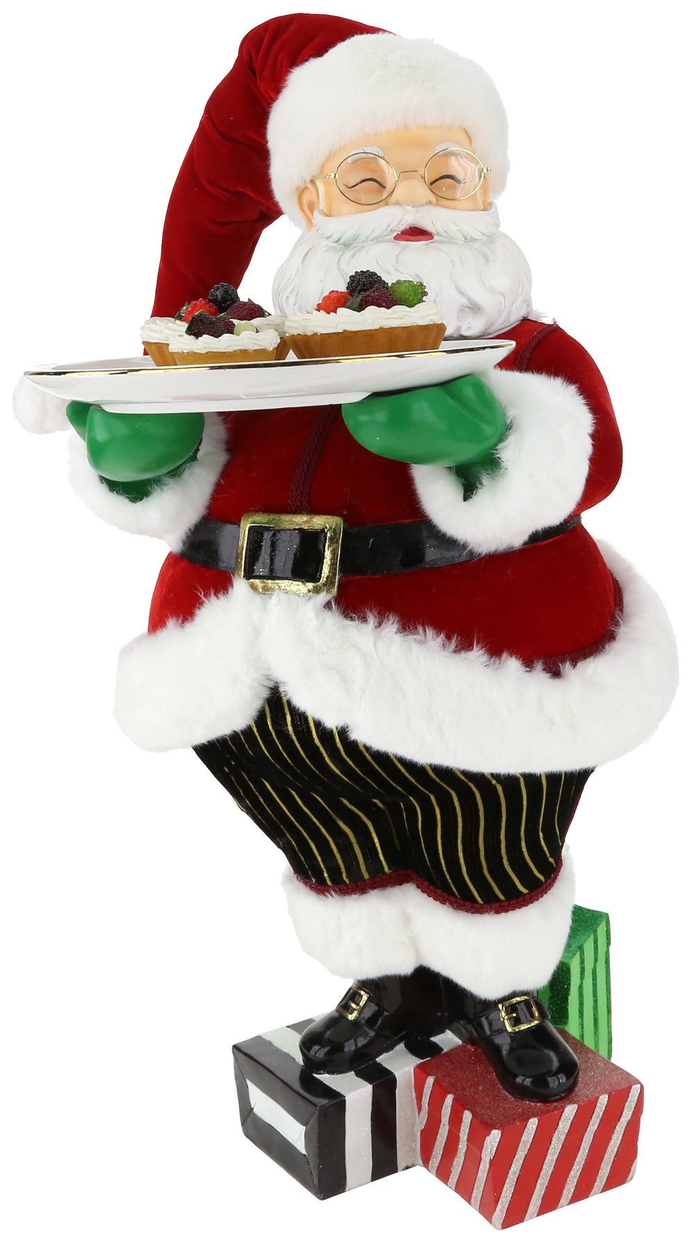 Mark Roberts 29" Santa With Plate