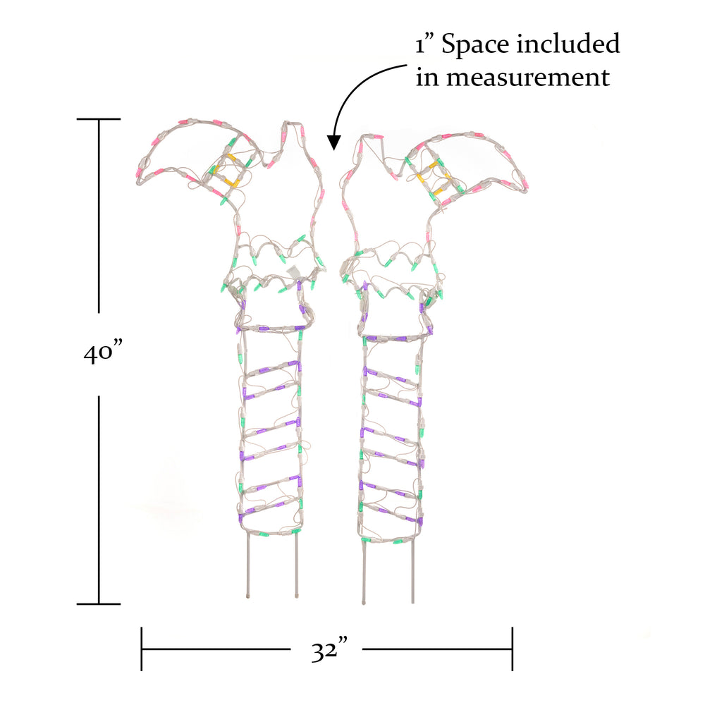 40" Halloween LED Witches Boots