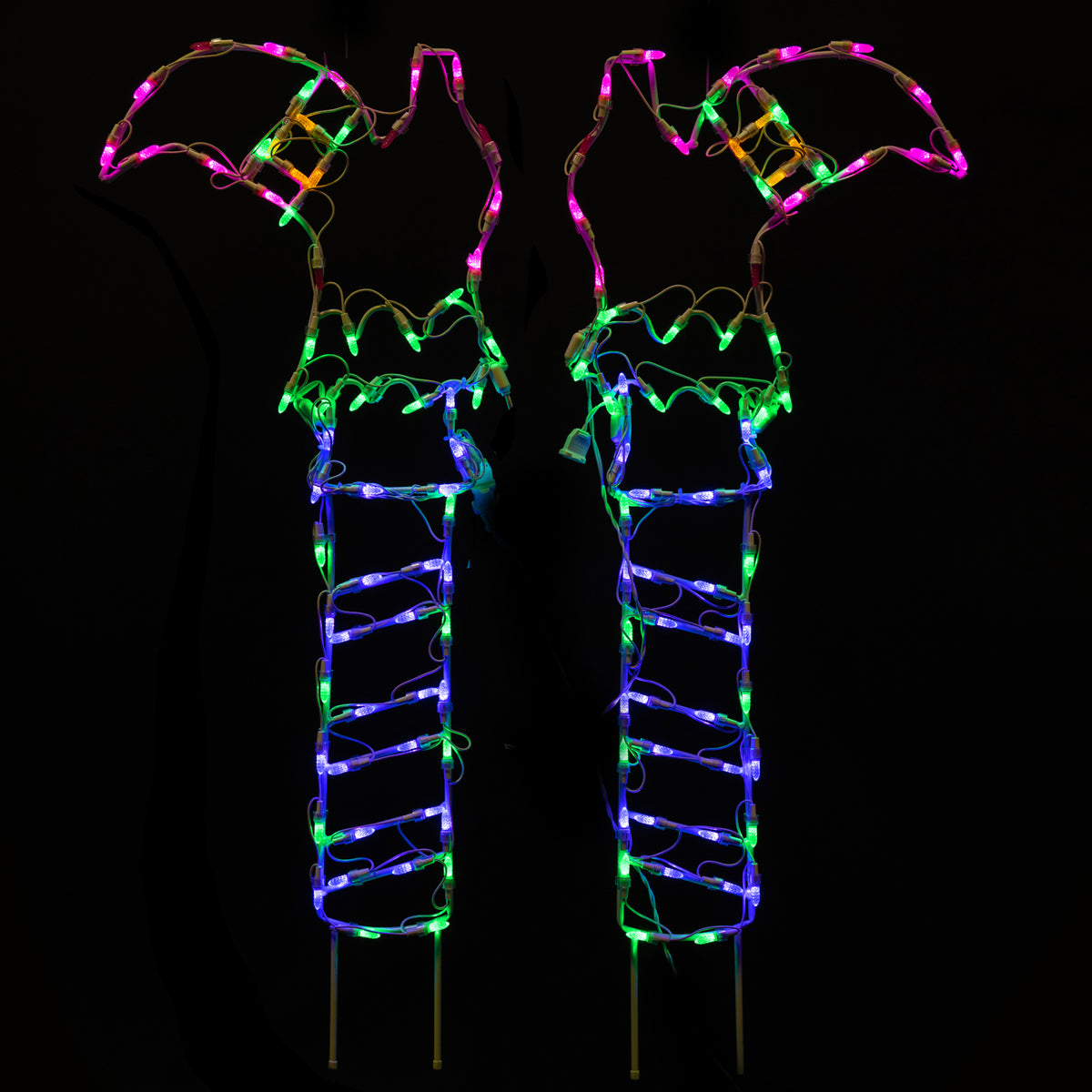 Botas de bruja LED de 40" para Halloween