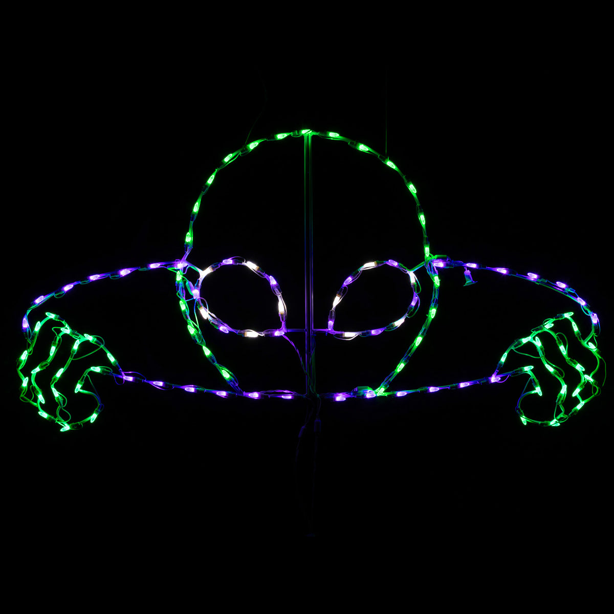 Alien surgiendo de 50" con LED de Halloween