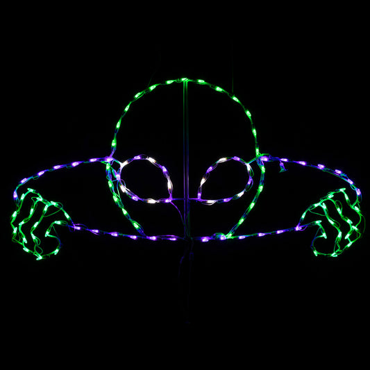 50" Halloween LED Alien Rising