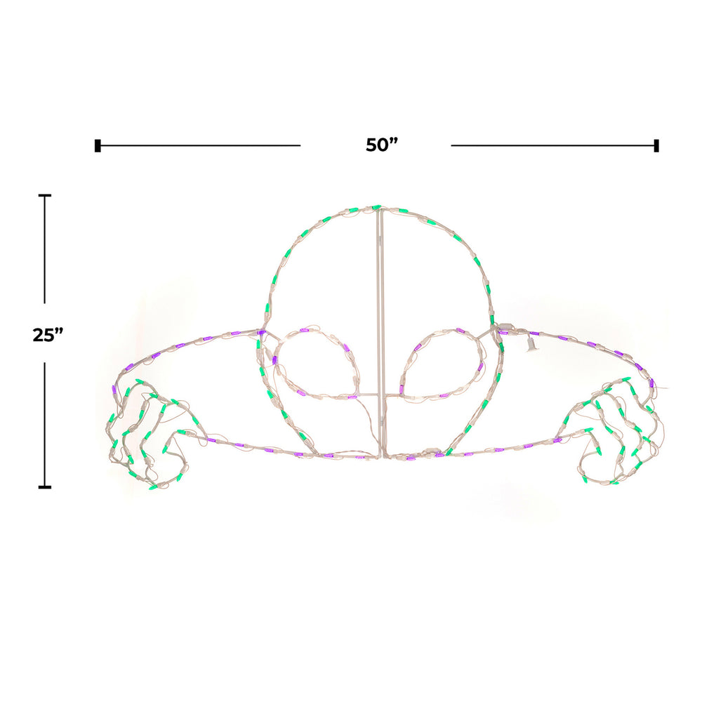 50" Halloween LED Alien Rising