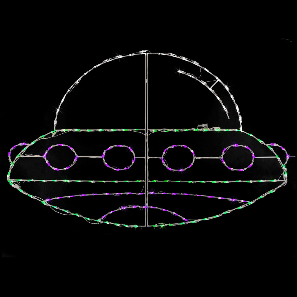 65" Halloween LED Alien Spaceship