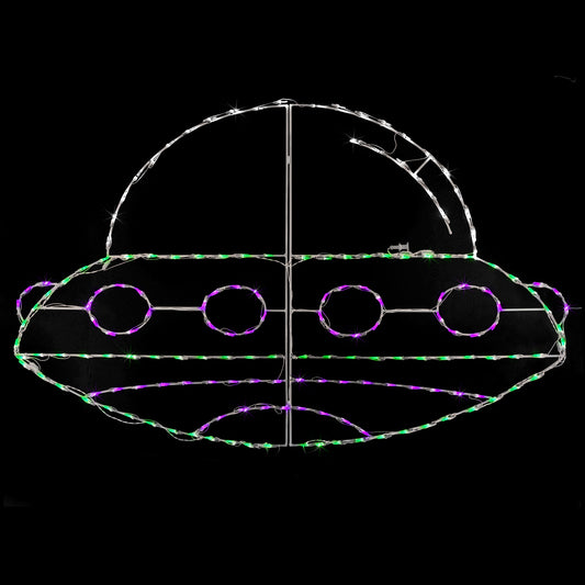 65" Halloween LED Alien Spaceship