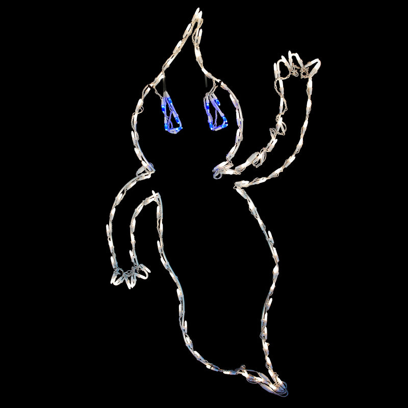 Fantasma espeluznante LED de 51" para Halloween