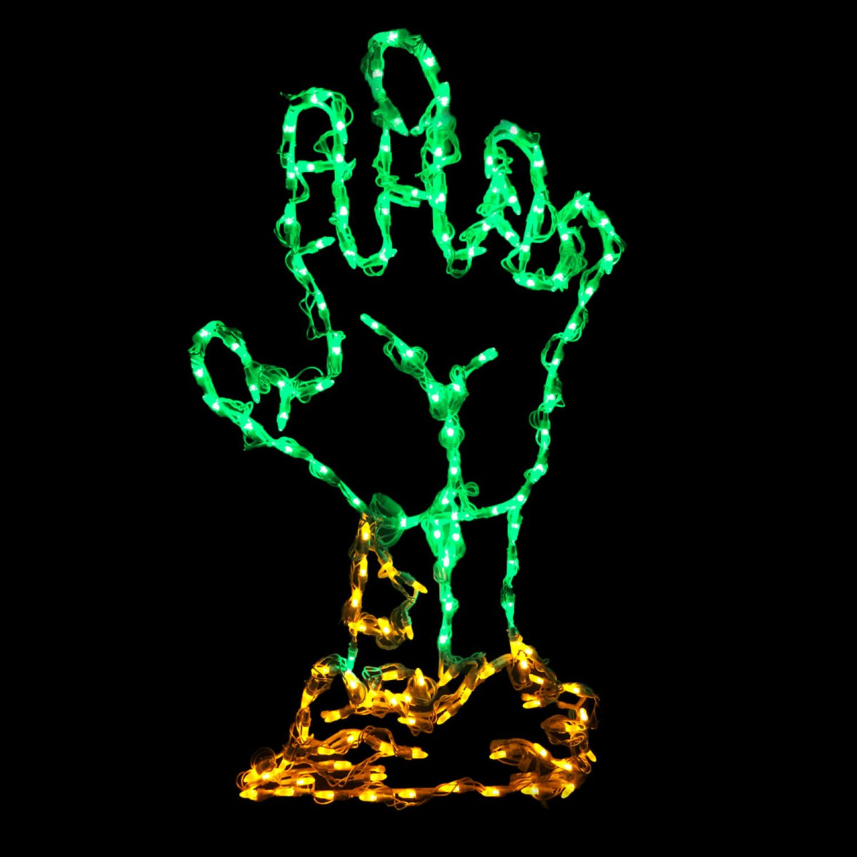 Mano de zombi LED de Halloween de 91 cm