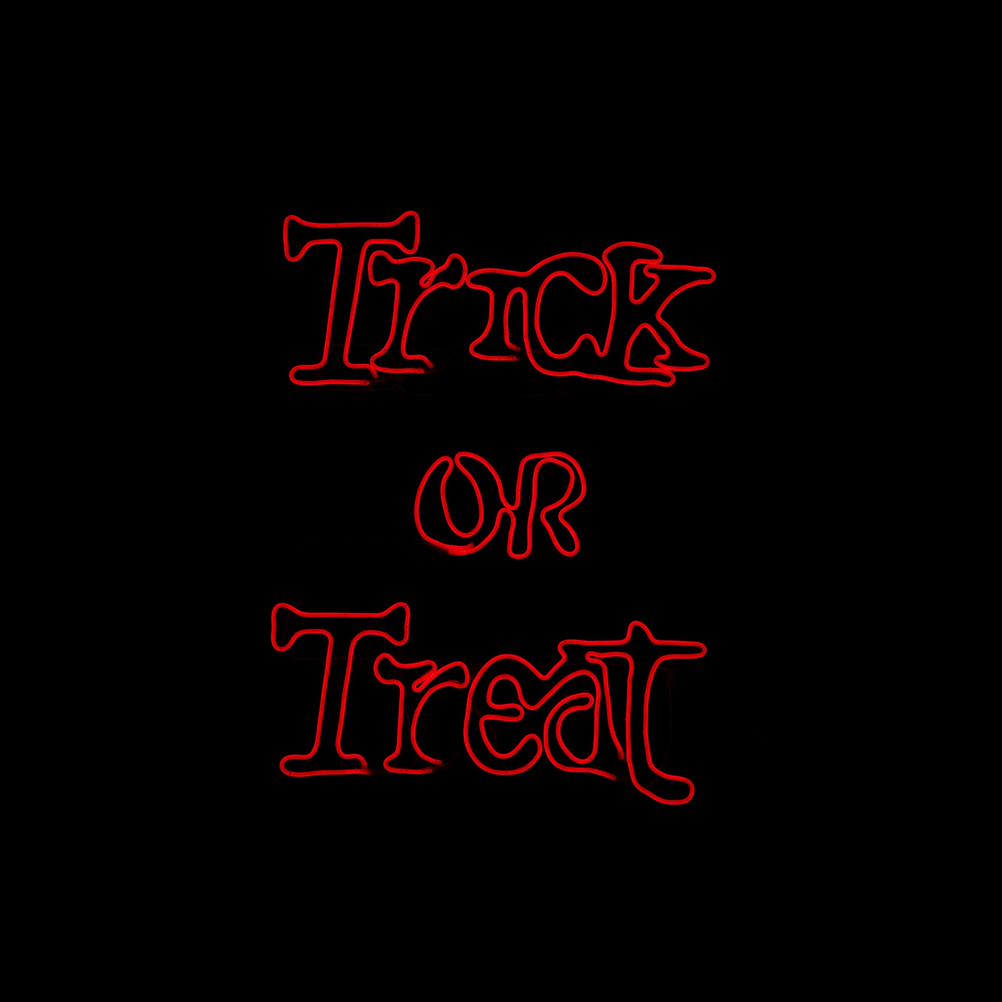 33" LiteLines Neonflex Trick or Treat Sign