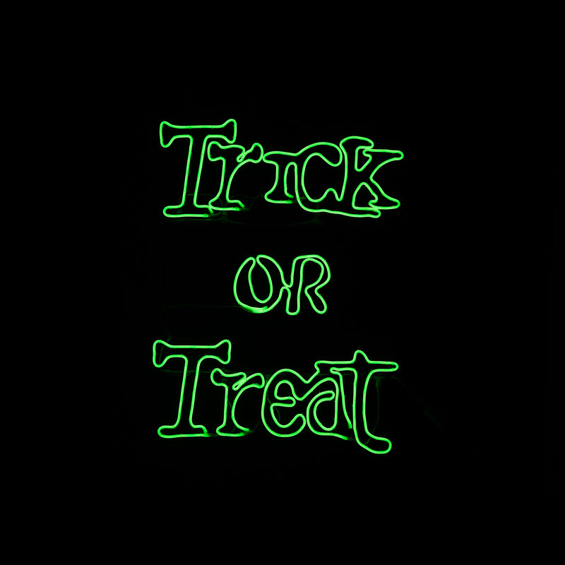 Letrero de neón flexible "Trick or Treat" de 33" LiteLines