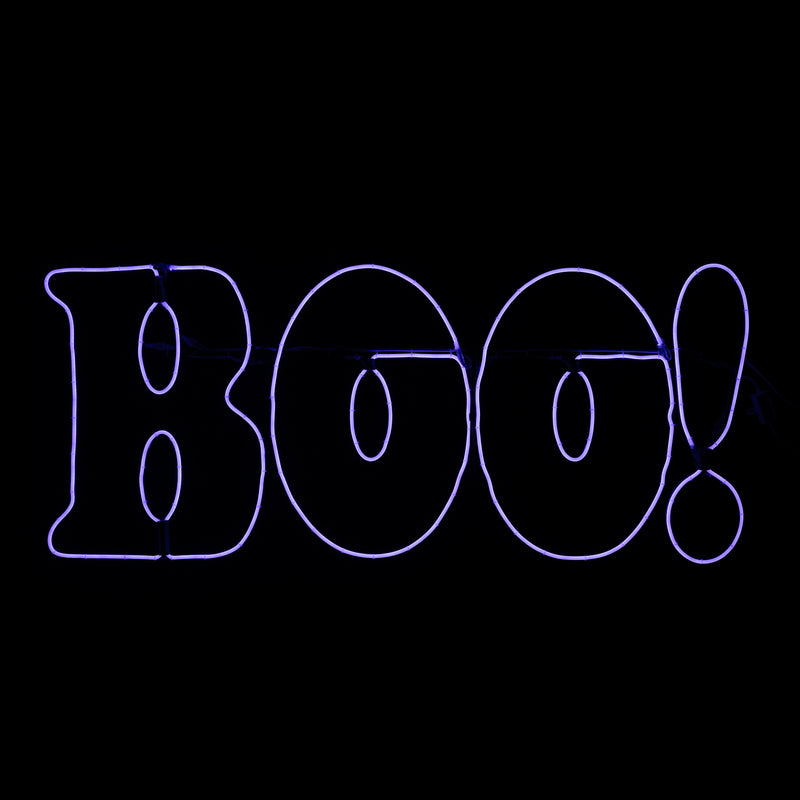 Letrero de neón de 38" LiteLines ¡Boo!