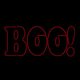 38" LiteLines Neonflex Boo! Sign