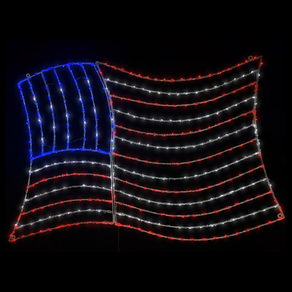 48" 2D American Flag